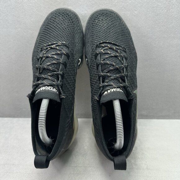 Mens‎ Size 9.5 Nike Air VaporMax Flyknit 2 Shoes Black / Gold Running Sneakers main image 5